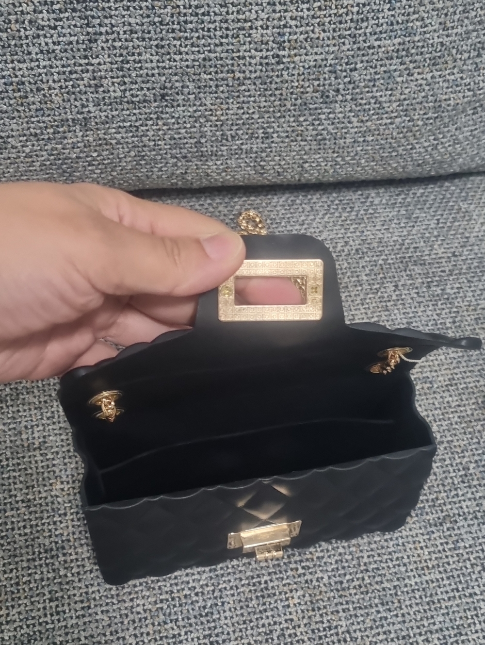 LE MIEL Quilted Jelly Crossbody & Shoulder Bag - Picture 10 of 16